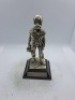 5 x Royal Hampshire & English Minitures Pewter & Silver Plated Figures, See Description for more information. - 7