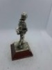 5 x Royal Hampshire & English Minitures Pewter & Silver Plated Figures, See Description for more information. - 8