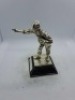 5 x Royal Hampshire & English Minitures Pewter & Silver Plated Figures, See Description for more information. - 3