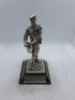5 x Royal Hampshire & English Minitures Pewter & Silver Plated Figures, See Description for more information. - 7