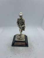 5 x Royal Hampshire & English Minitures Pewter & Silver Plated Figures, See Description for more information.