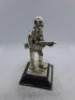 5 x Royal Hampshire & English Minitures Pewter & Silver Plated Figures, See Description for more information. - 2