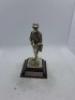6 x Royal Hampshire & English Minitures Pewter & Silver Plated Figures, See Description for more information. - 2