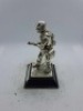 6 x Royal Hampshire & English Minitures Pewter & Silver Plated Figures, See Description for more information. - 6