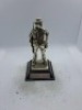 6 x Royal Hampshire & English Minitures Pewter & Silver Plated Figures, See Description for more information. - 8
