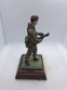 4x hand painted soldiers. parachute regiment faklands 1982. parachute regiment 1942 - 2002. the sas who dares wins. d day 6th June 1944. Possibly Royal Hampshire/ English Minitures - 2