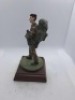 4x hand painted soldiers. parachute regiment faklands 1982. parachute regiment 1942 - 2002. the sas who dares wins. d day 6th June 1944. Possibly Royal Hampshire/ English Minitures - 5