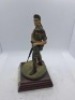 4x hand painted soldiers. parachute regiment faklands 1982. parachute regiment 1942 - 2002. the sas who dares wins. d day 6th June 1944. Possibly Royal Hampshire/ English Minitures - 9