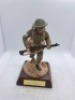 4x hand painted soldiers. parachute regiment faklands 1982. parachute regiment 1942 - 2002. the sas who dares wins. d day 6th June 1944. Possibly Royal Hampshire/ English Minitures - 10