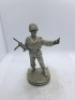 3x die-cast model soldiers. pilote u.s b. 24 - military police - rangers u.s Possibly Royal Hampshire/ English Minitures - 4