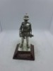Grenadier guards pewter silver plated no box, English Minatures national serviceman pewter silver plated no box, Policeman date unknown pewter silver plated no box, English Minatures the Royal marine guard order pewter silver plated no box, Royal angliga