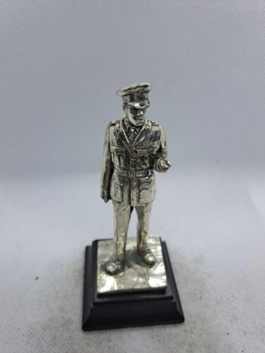 5 x Royal Hampshire & English Minitures Pewter & Silver Plated Figures, See Description for more information.