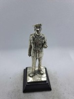 5 x Royal Hampshire & English Minitures Pewter & Silver Plated Figures, See Description for more information.