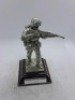 5 x Royal Hampshire & English Minitures Pewter & Silver Plated Figures, See Description for more information. - 7