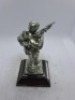 5 x Royal Hampshire & English Minitures Pewter & Silver Plated Figures, See Description for more information. - 9