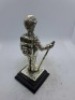 5 x Royal Hampshire & English Minitures Pewter & Silver Plated Figures, See Description for more information. - 14