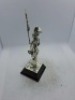 5 x Royal Hampshire & English Minitures Pewter & Silver Plated Figures, See Description for more information. - 12