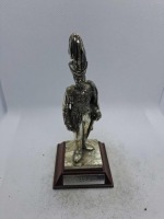 5 x Royal Hampshire & English Minitures Pewter & Silver Plated Figures, See Description for more information.