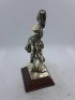 5 x Royal Hampshire & English Minitures Pewter & Silver Plated Figures, See Description for more information. - 2