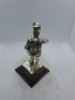 5 x Royal Hampshire & English Minitures Pewter & Silver Plated Figures, See Description for more information. - 8