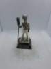 5 x Royal Hampshire & English Minitures Pewter & Silver Plated Figures, See Description for more information.