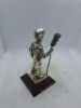 5 x Royal Hampshire & English Minitures Pewter & Silver Plated Figures, See Description for more information. - 2