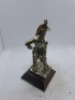 5 x Royal Hampshire & English Minitures Pewter & Silver Plated Figures, See Description for more information. - 9
