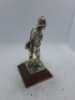 5 x Royal Hampshire & English Minitures Pewter & Silver Plated Figures, See Description for more information. - 12