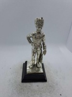 5 x Royal Hampshire & English Minitures Pewter & Silver Plated Figures, See Description for more information.