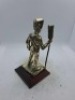 5 x Royal Hampshire & English Minitures Pewter & Silver Plated Figures, See Description for more information. - 4