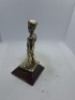 5 x Royal Hampshire & English Minitures Pewter & Silver Plated Figures, See Description for more information. - 5