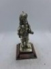 5 x Royal Hampshire & English Minitures Pewter & Silver Plated Figures, See Description for more information. - 12