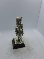 5 x Royal Hampshire & English Minitures Pewter & Silver Plated Figures, See Description for more information.