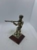 5 x Royal Hampshire & English Minitures Pewter & Silver Plated Figures, See Description for more information. - 9