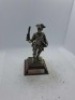 5 x Royal Hampshire & English Minitures Pewter & Silver Plated Figures, See Description for more information. - 13