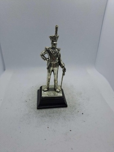 5 x Royal Hampshire & English Minitures Pewter & Silver Plated Figures, See Description for more information.