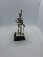 5 x Royal Hampshire & English Minitures Pewter & Silver Plated Figures, See Description for more information.