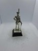 5 x Royal Hampshire & English Minitures Pewter & Silver Plated Figures, See Description for more information.