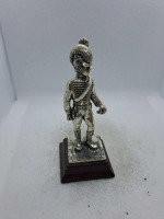 5 x Royal Hampshire & English Minitures Pewter & Silver Plated Figures, See Description for more information.