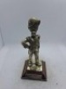 5 x Royal Hampshire & English Minitures Pewter & Silver Plated Figures, See Description for more information. - 7