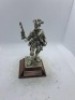 5 x Royal Hampshire & English Minitures Pewter & Silver Plated Figures, See Description for more information. - 10