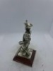 5 x Royal Hampshire & English Minitures Pewter & Silver Plated Figures, See Description for more information. - 12