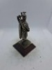5 x Royal Hampshire & English Minitures Pewter & Silver Plated Figures, See Description for more information. - 5