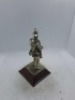 5 x Royal Hampshire & English Minitures Pewter & Silver Plated Figures, See Description for more information. - 8
