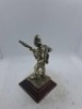 5 x Royal Hampshire & English Minitures Pewter & Silver Plated Figures, See Description for more information. - 9