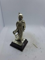 5 x Royal Hampshire & English Minitures Pewter & Silver Plated Figures, See Description for more information.