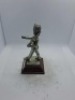 5 x Royal Hampshire & English Minitures Pewter & Silver Plated Figures, See Description for more information. - 10