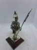 5 x Royal Hampshire & English Minitures Pewter & Silver Plated Figures, See Description for more information. - 12