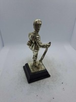 5 x Royal Hampshire & English Minitures Pewter & Silver Plated Figures, See Description for more information.
