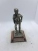 5 x Royal Hampshire & English Minitures Pewter & Silver Plated Figures, See Description for more information. - 7